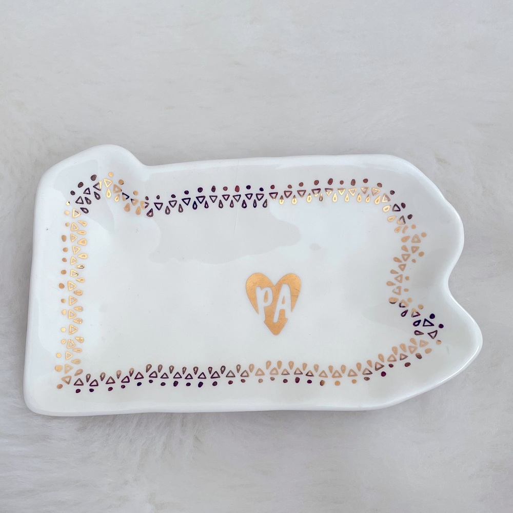 Francesca’s Mini Pennsylvania Shaped Trinket Dish
